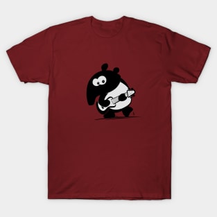 Funny Cute Musical Tapir Little Guitar Ukulele T-Shirt